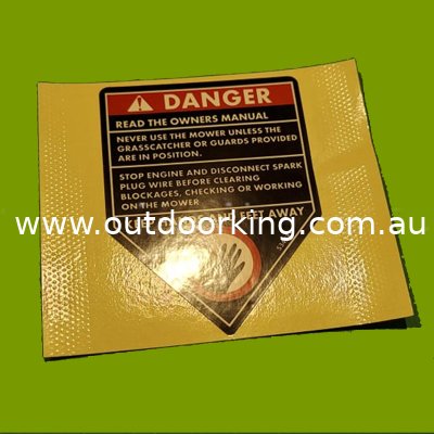 (image for) Rover Genuine Decal - Warning A02571, 777S34233