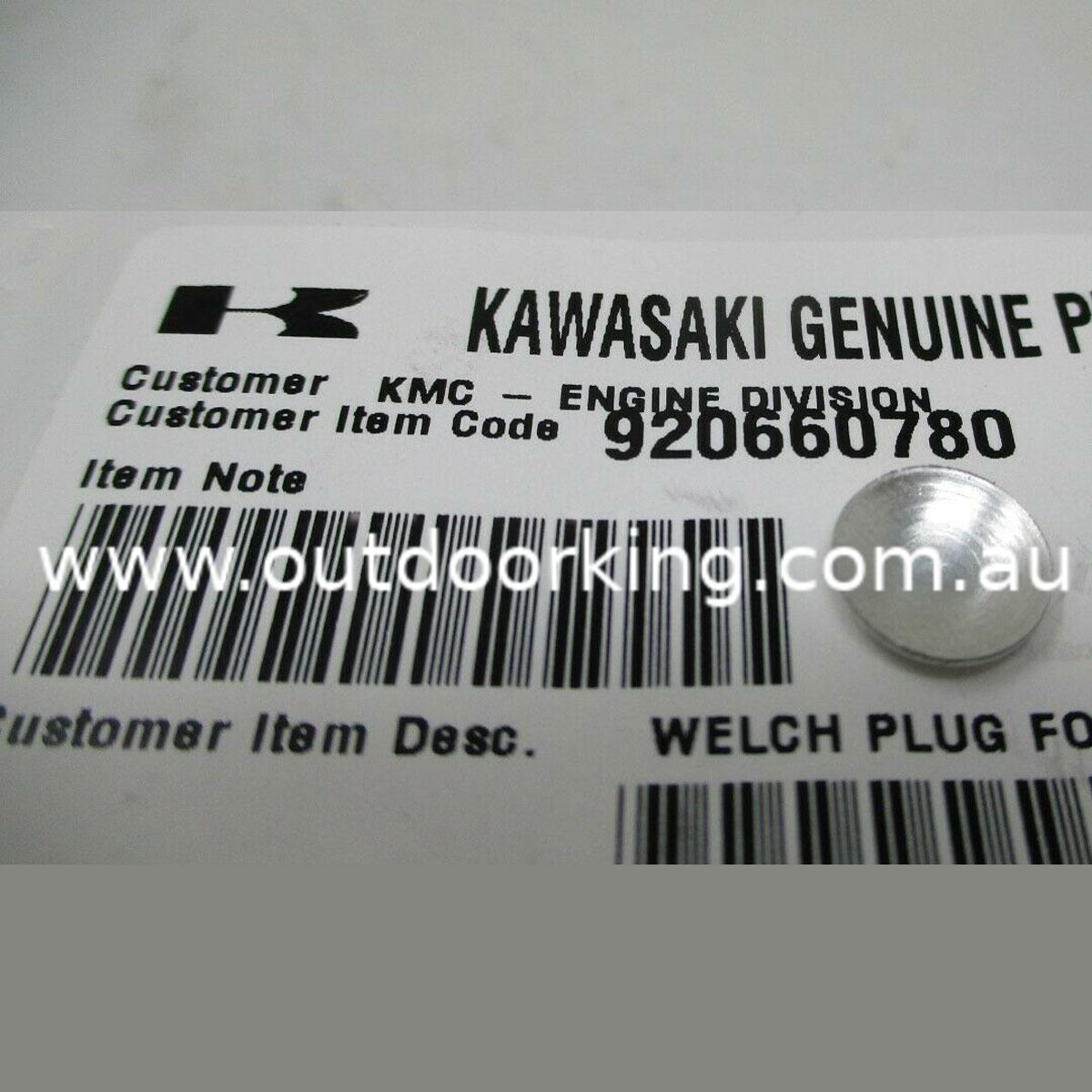 (image for) Kawasakie Genuine Welch Plug 92066-0780