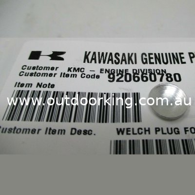 (image for) Kawasakie Genuine Welch Plug 92066-0780