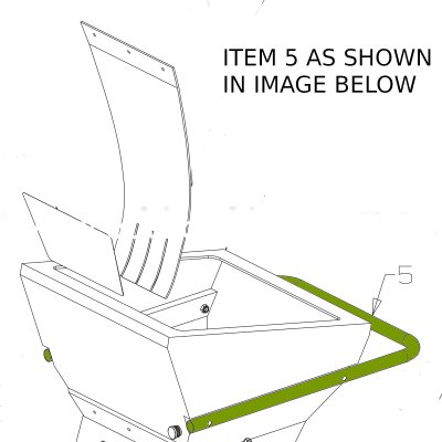 (image for) Masport Genuine Handle Chute Black 936285, 536063