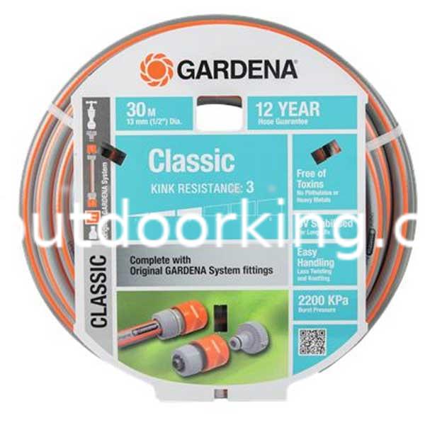 (image for) Gardena Classic Hose 13 mm (1/2") PVC Hose, 30 m fitted G18155 967308101