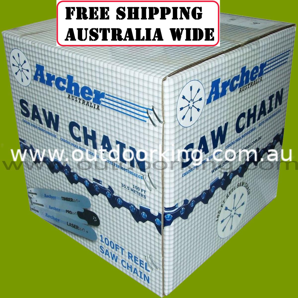 (image for) Archer Chainsaw Chain - .325", .058", Semi Chisel 100Ft B058100R, B-058-100R