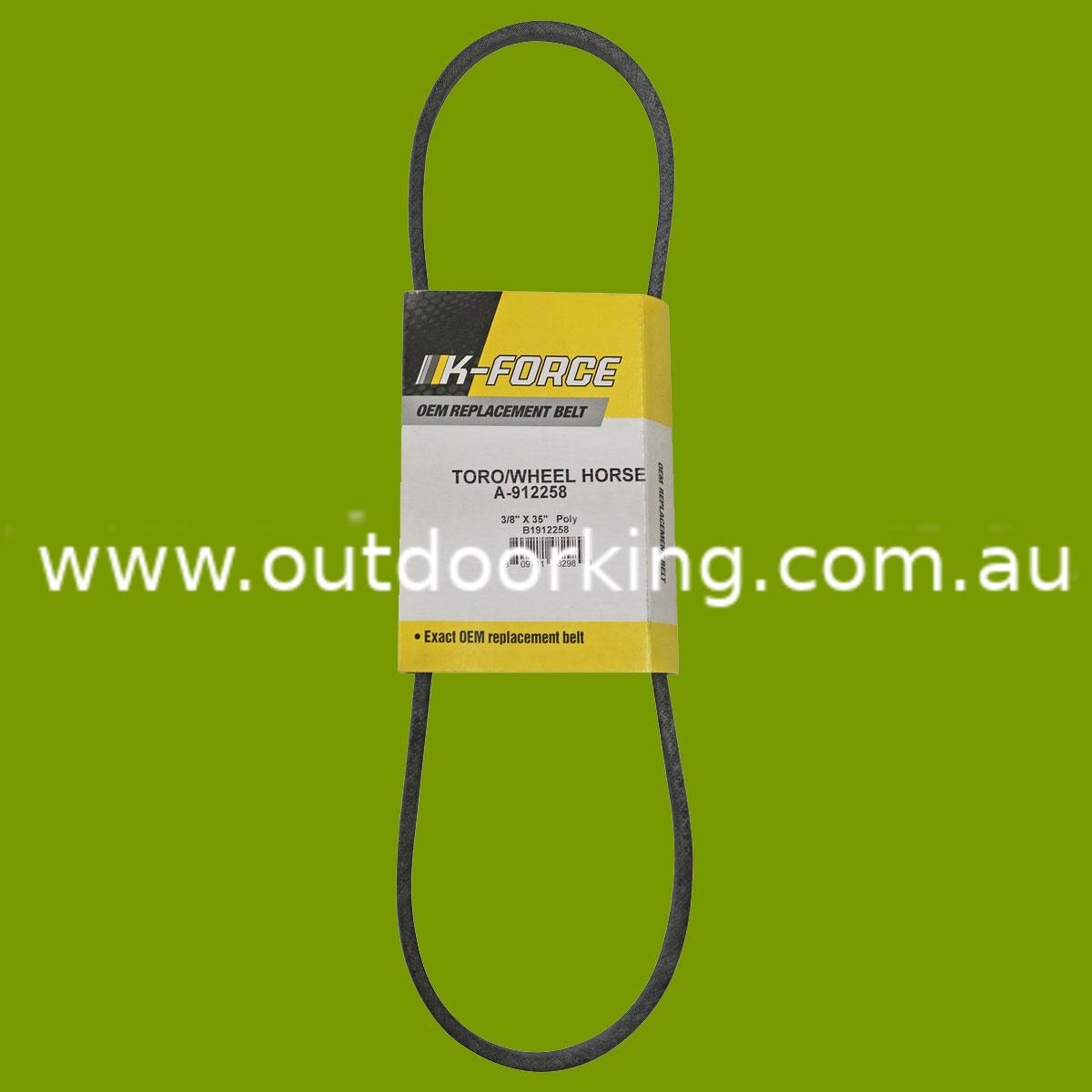 (image for) Toro and Lawn-Boy OEM Replacement Belt 91-2258, B1912258