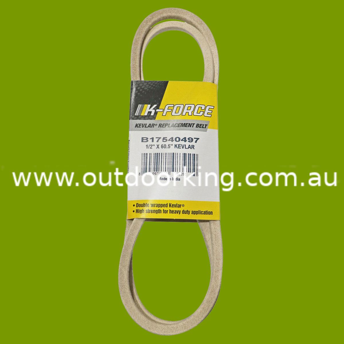 (image for) MTD PTO To Deck Belt & Cutter Deck Belt 754-0497, 954-0497, B1MT335