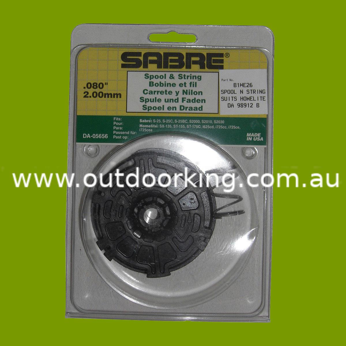(image for) Trimmer Head Spool and String, suits Homelite DA-98912-B