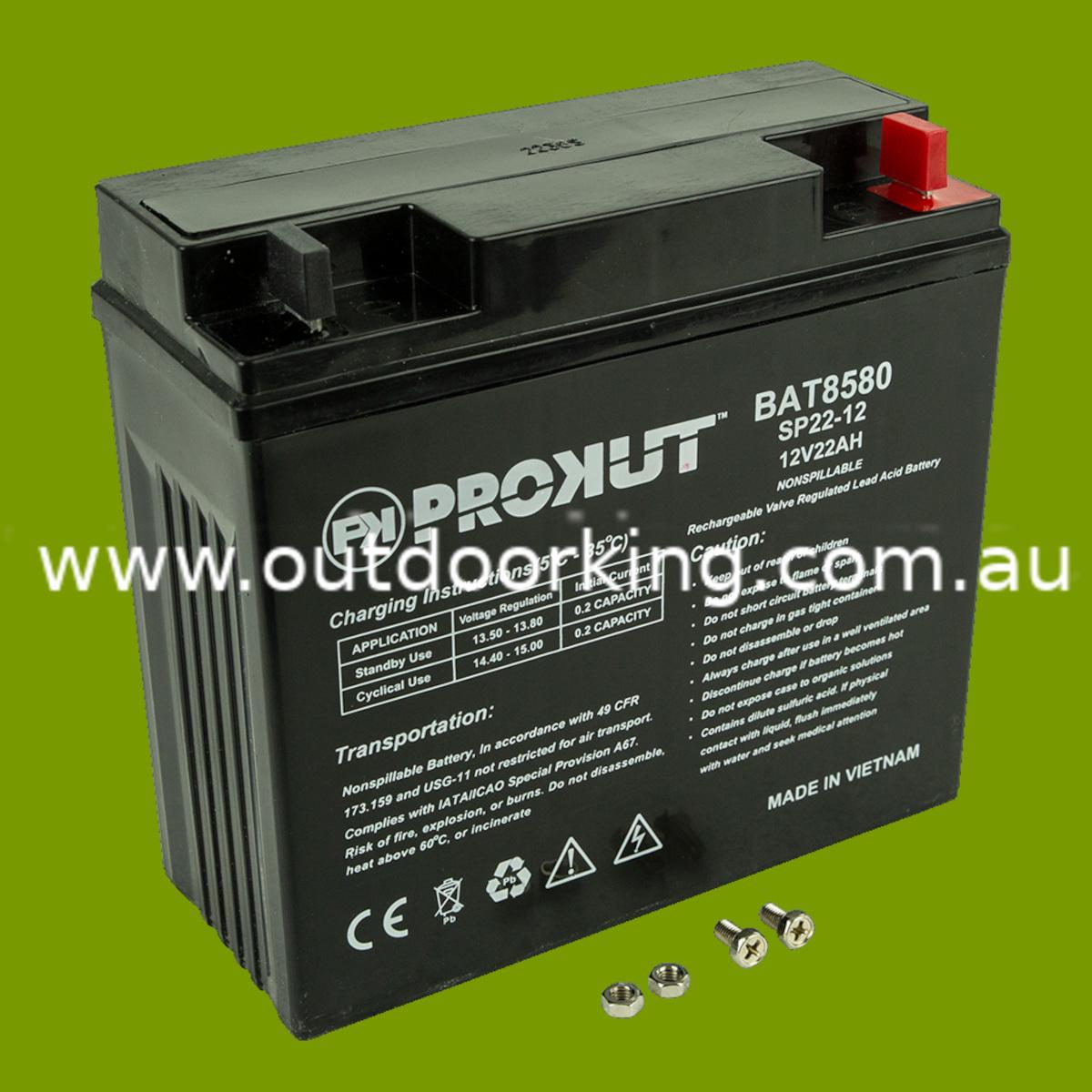 (image for) TRACTOR BATTERY MAINTENANCE FREE 200CCA 22AH BAT8580