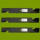 (image for) Toro / Husqvarna High Flow Bar Blade Set of 3 105-7781, 105-7781-03, BLR7620-3