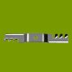 (image for) JOHN DEERE 16-5/8" COPPERHEAD MULCHER BAR BLADE HEAVY DUTY, M115495, BLR8295