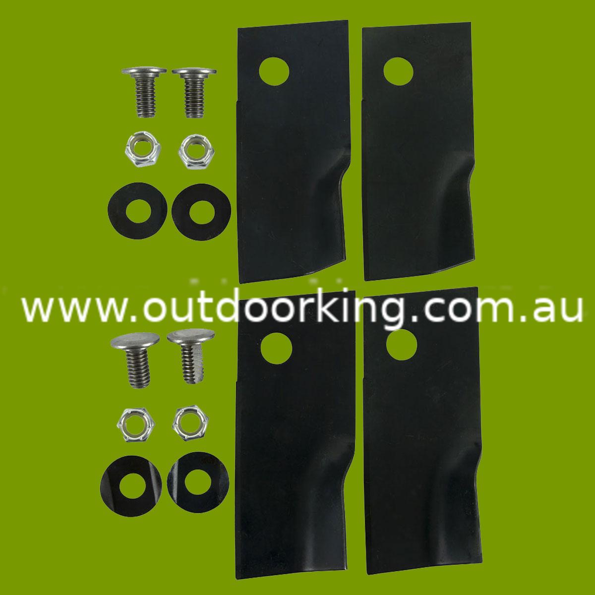(image for) Rover 18” & 20" Cut Rear Catcher Blades & Bolts 1 Set A03830/672K, BNC6336