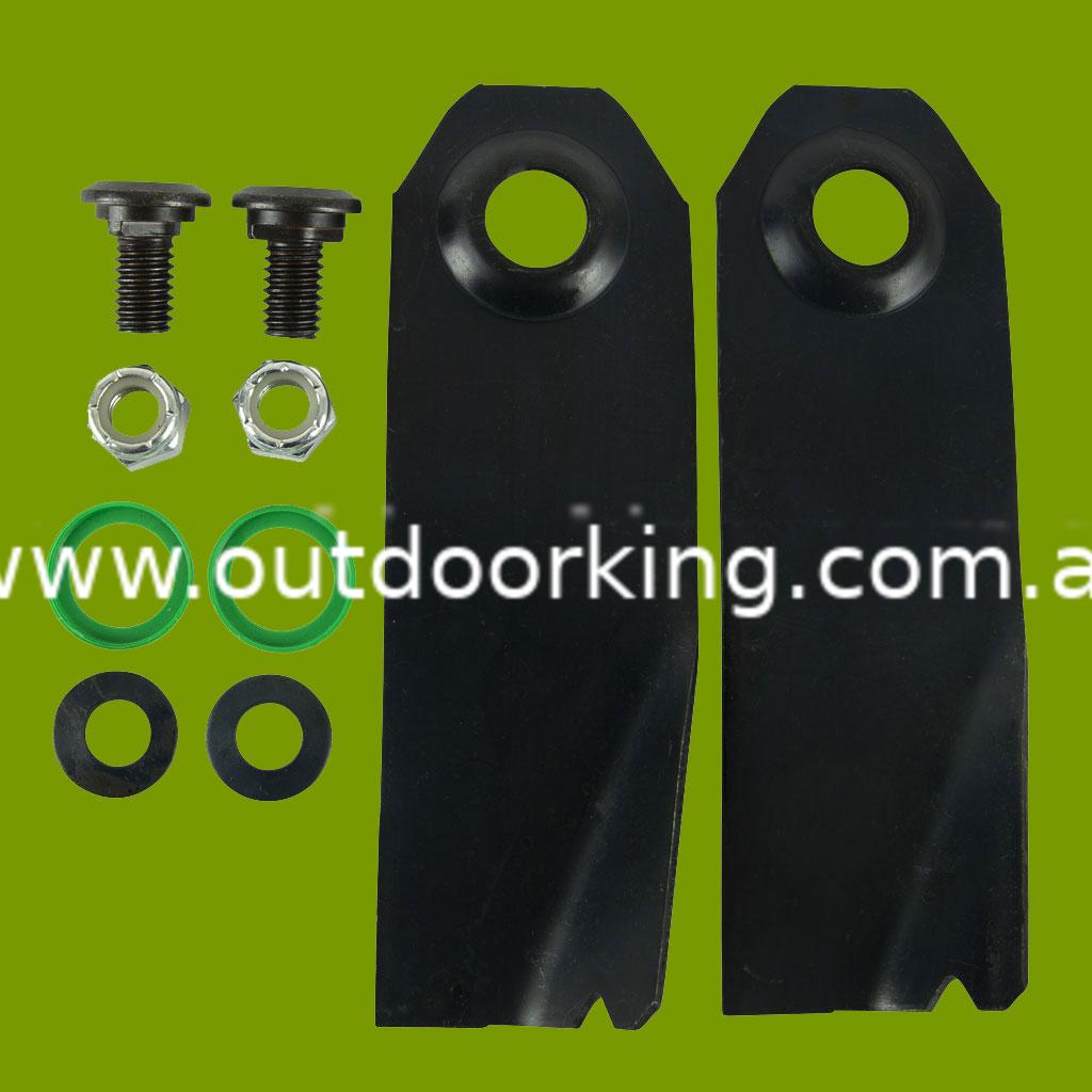 (image for) Victa Lawn Mower Swing Back Blade and Bolt Set CA09319S, CA09470A, CA09470S, BNC6490