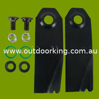 (image for) Victa Lawn Mower Swing Back Blade and Bolt Set CA09319S, CA09470A, CA09470S, BNC6490
