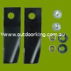 (image for) HONDA HEAVY DUTY BLADE & BOLT SET SKIN PACKED FOR DISPLAY, 06720-VA3-K00 & L1238-HRU-001, 06720-VA3-K80, BNC7628