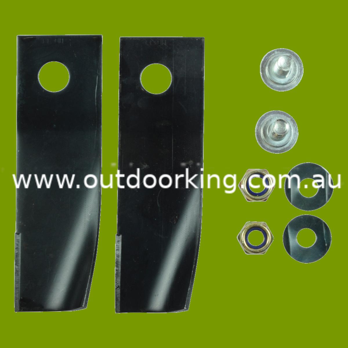 (image for) HONDA HEAVY DUTY BLADE & BOLT SET SKIN PACKED FOR DISPLAY, 06720-VA3-K00 & L1238-HRU-001, 06720-VA3-K80, BNC7628