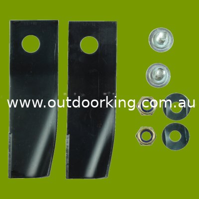 (image for) HONDA HEAVY DUTY BLADE & BOLT SET SKIN PACKED FOR DISPLAY, 06720-VA3-K00 & L1238-HRU-001, 06720-VA3-K80, BNC7628