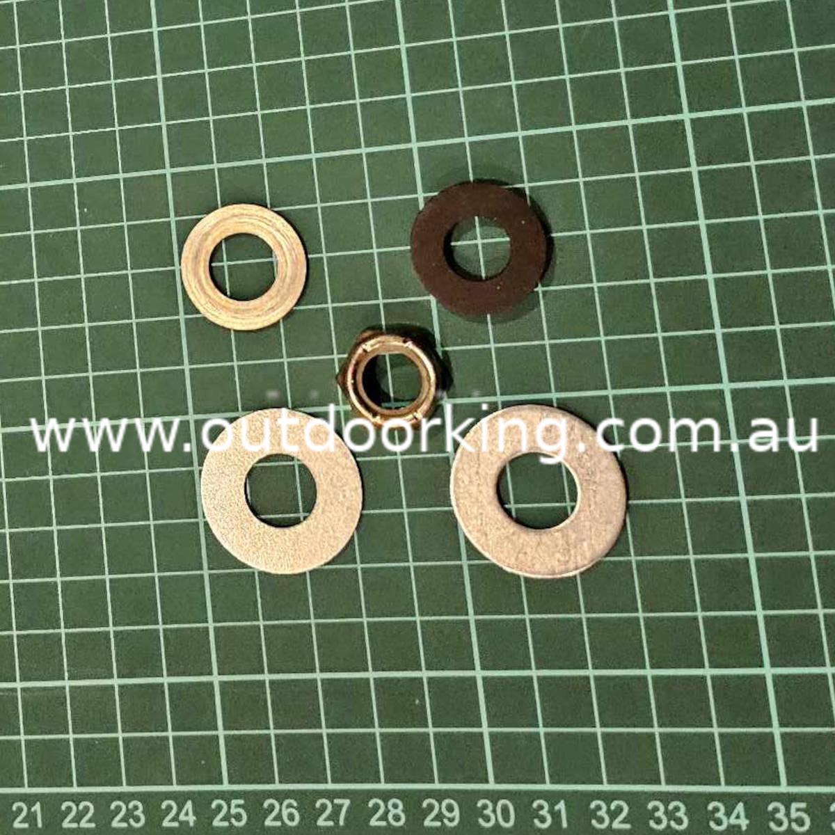 (image for) Bosclip Genuine Edger Blade Washer & Nut Kit 103