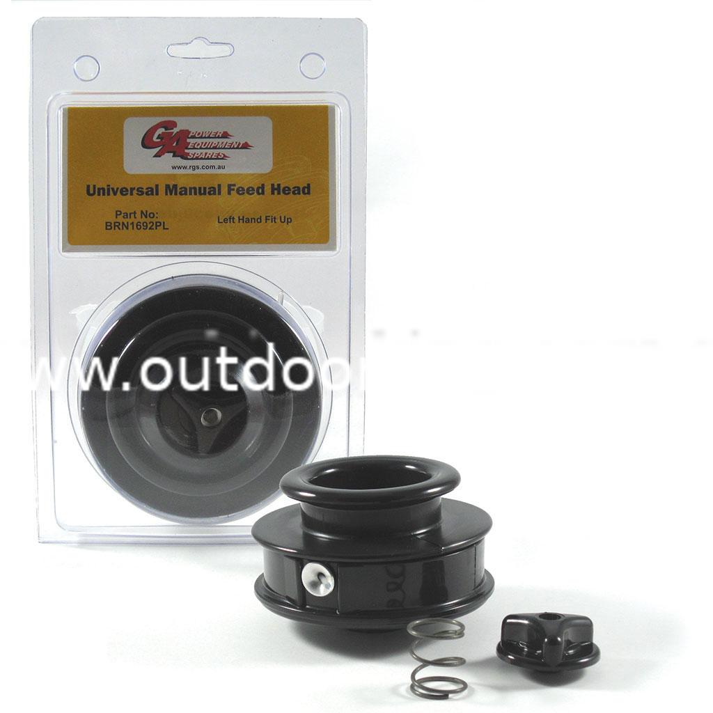 (image for) MANUAL NYLON HEAD LEFT HAND PREMIUM (NO ARBOUR) BRN1692PL