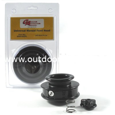 (image for) MANUAL NYLON HEAD LEFT HAND PREMIUM (NO ARBOUR) BRN1692PL