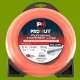 (image for) PROKUT TRIMMER LINE SQUARE ORANGE .120 3MM 1/2LB 22M DONUT BRT731