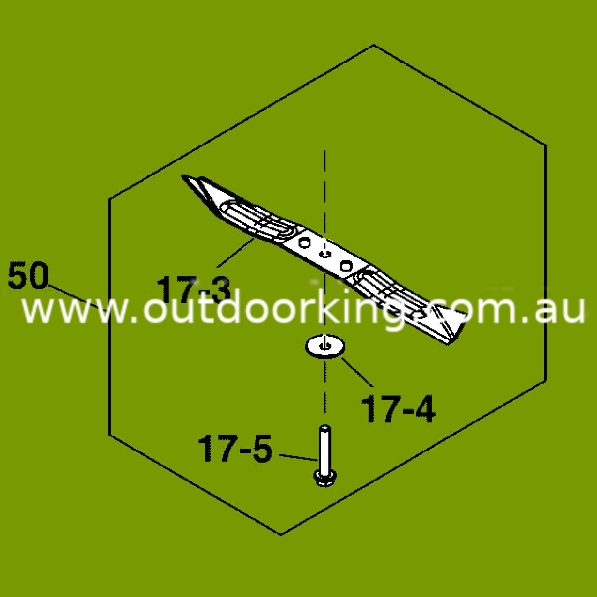 (image for) Yardking Blade Bar Assembly CA09574A