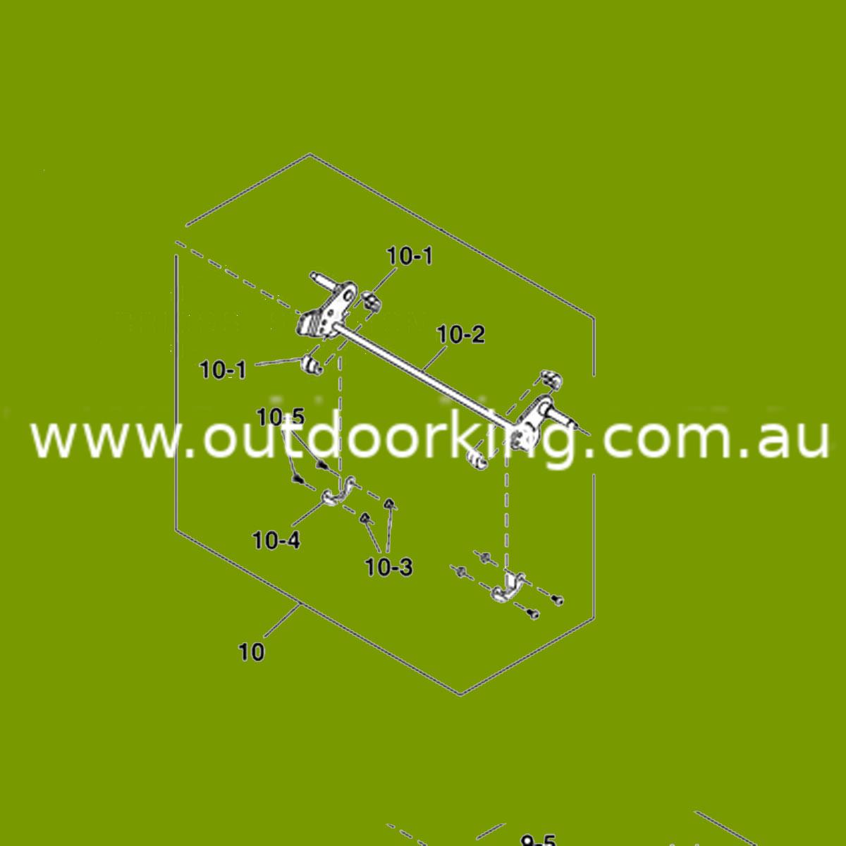 (image for) Yardking Genuine Rear Axle Assembly CH87925A