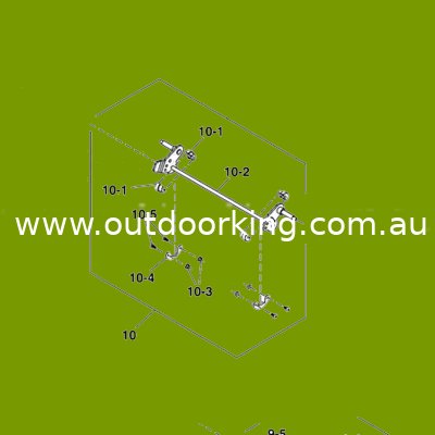 (image for) Yardking Genuine Rear Axle Assembly CH87925A