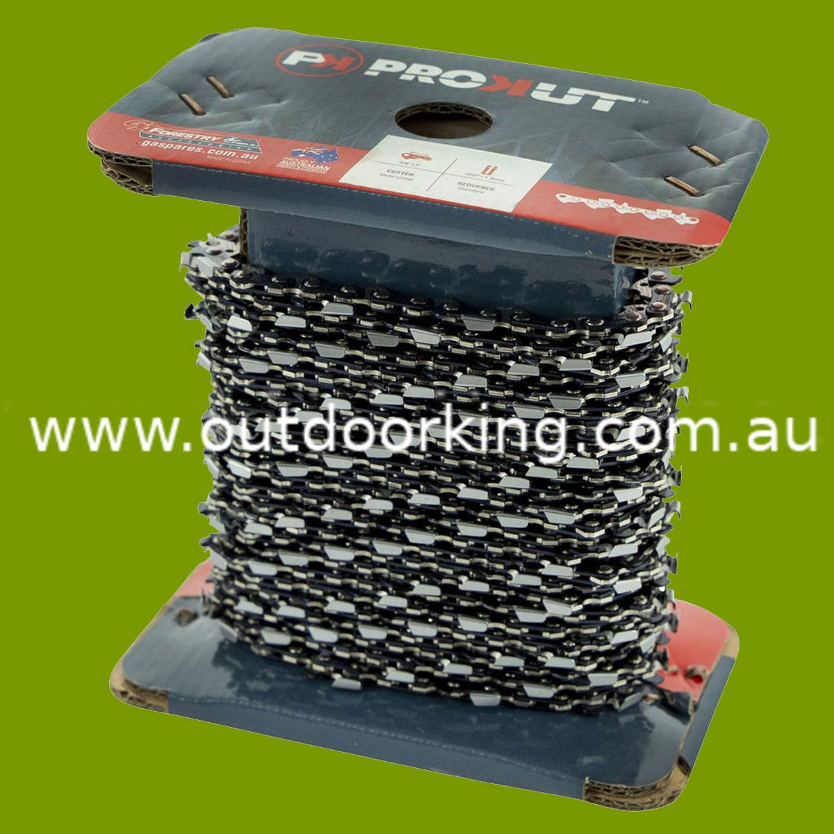(image for) PROKUT™ .404" Pitch x .063" Gauge x 25' Roll Of Semi-Chisel Chainsaw Chain GAF53S025R