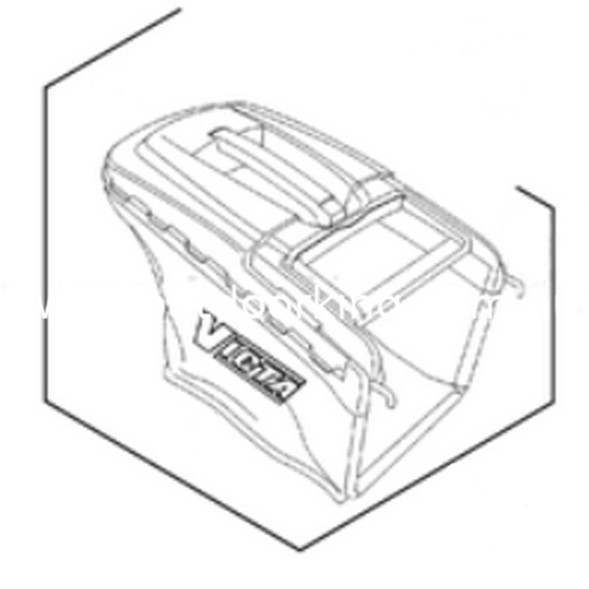(image for) Victa Genuine Grass Catcher Assembly GC12013A