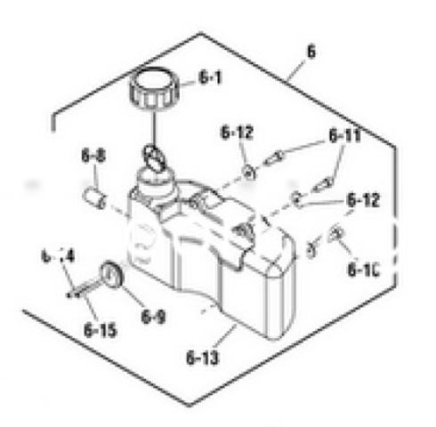 (image for) Victa Genuine Fuel Tank Assembly HT00224A
