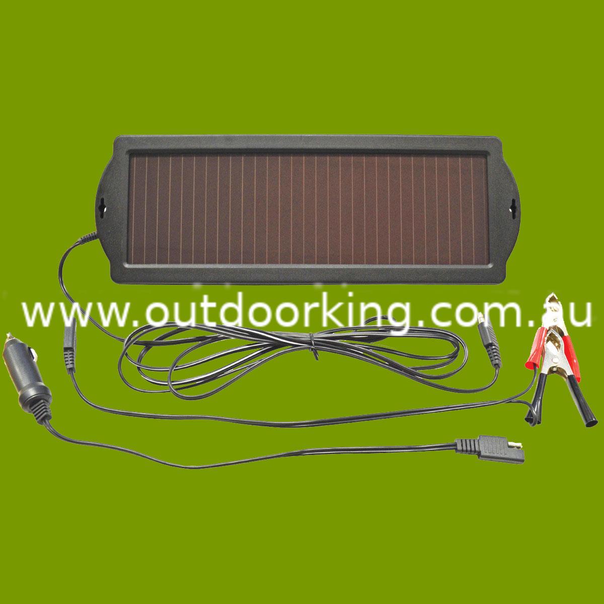 (image for) 12 Volt Solar Battery Charger JM942