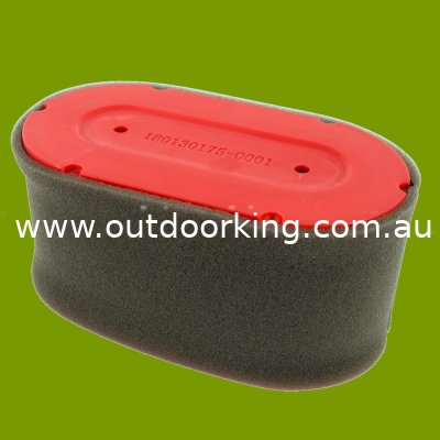 (image for) LONCIN GENUINE AIR FILTER, DUAL ELEMENT RED, ORIGINAL STYLE, LC2P77F, LC2P80F, LC2P82F, 180130175-T390, 180130175-0001
