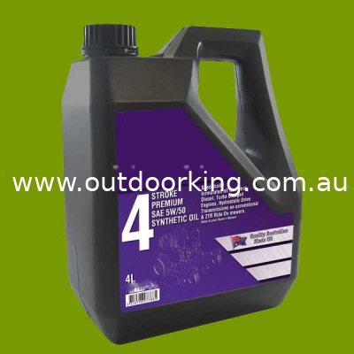 (image for) 4 Litre Bottle SAE 5W/50 Synthetic Oil (SL/CF Oil Classification), LUB6627