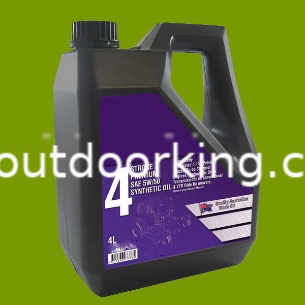 (image for) 4 Litre Bottle SAE 5W/50 Synthetic Oil (SL/CF Oil Classification), LUB6627