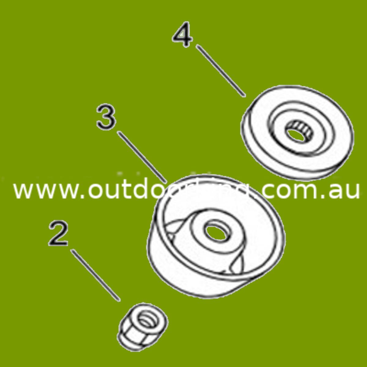 (image for) Echo Genuine Brushcutter Blade Fixing Kit (for selected SRM models) P200000990