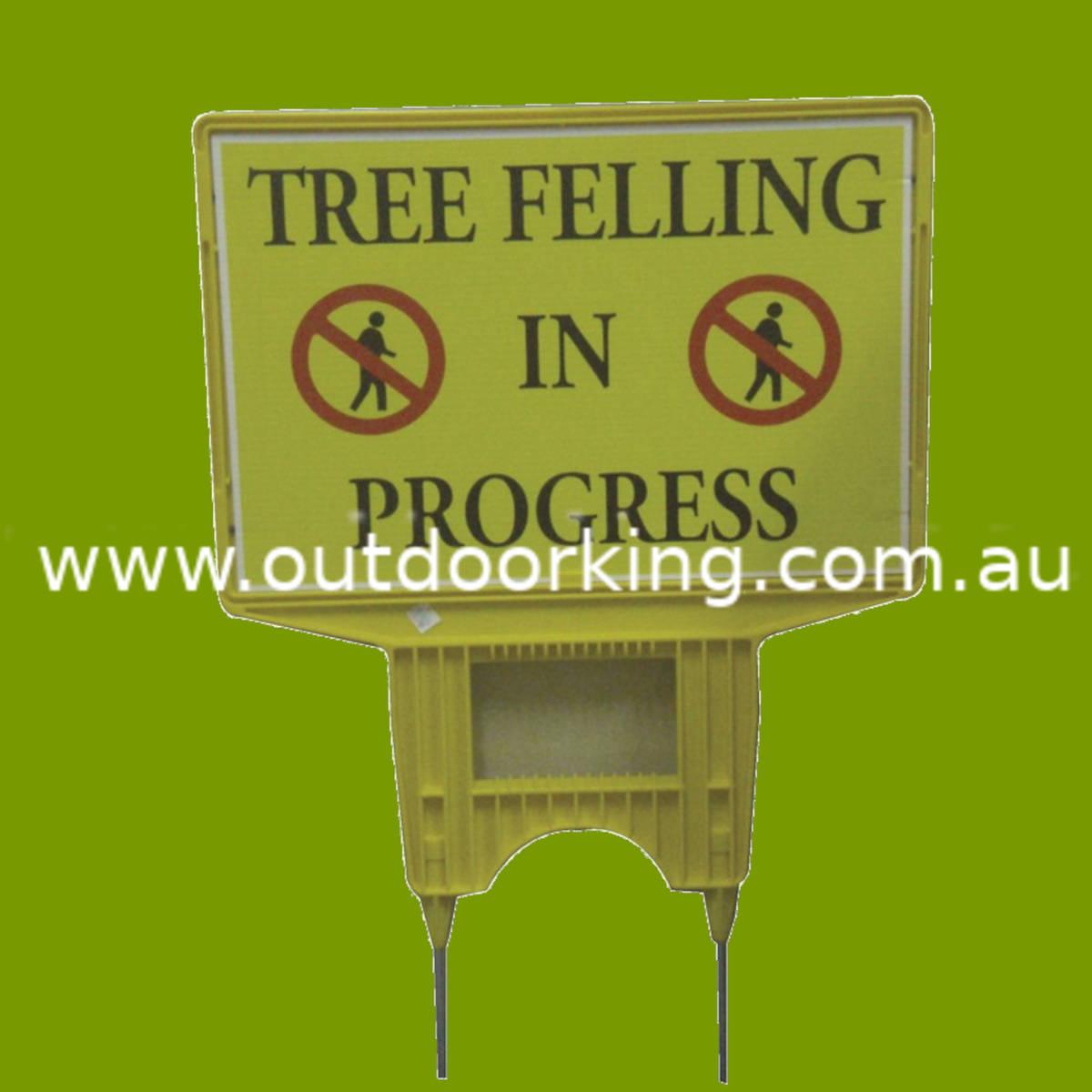 (image for) WARNING SIGN: TREE FELLING 210-151, STE210-151