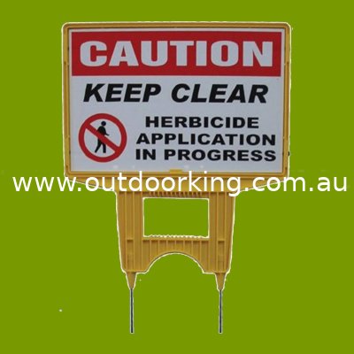 (image for) WARNING SIGN: HERBICIDE SPRAY 210-153, STE210-153