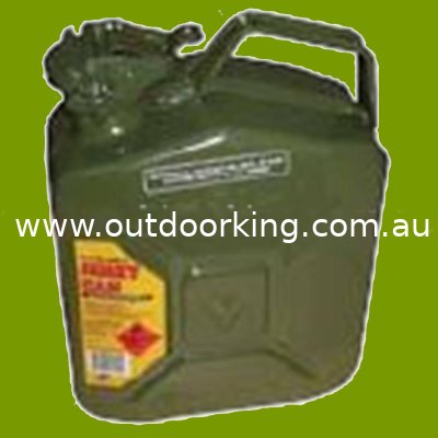(image for) JERRY CAN GREEN 5 LITRE METAL, 330-080, STE330-080
