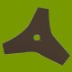 (image for) Plastic Brushcutter Blade 10"x1"x3T 380-075