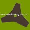(image for) Plastic Brushcutter Blade 10"x1"x3T 380-075