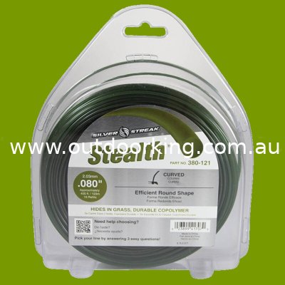 (image for) Silver Streak Stealth Trimmer Line .080" x 1 lb. Donut 380-121