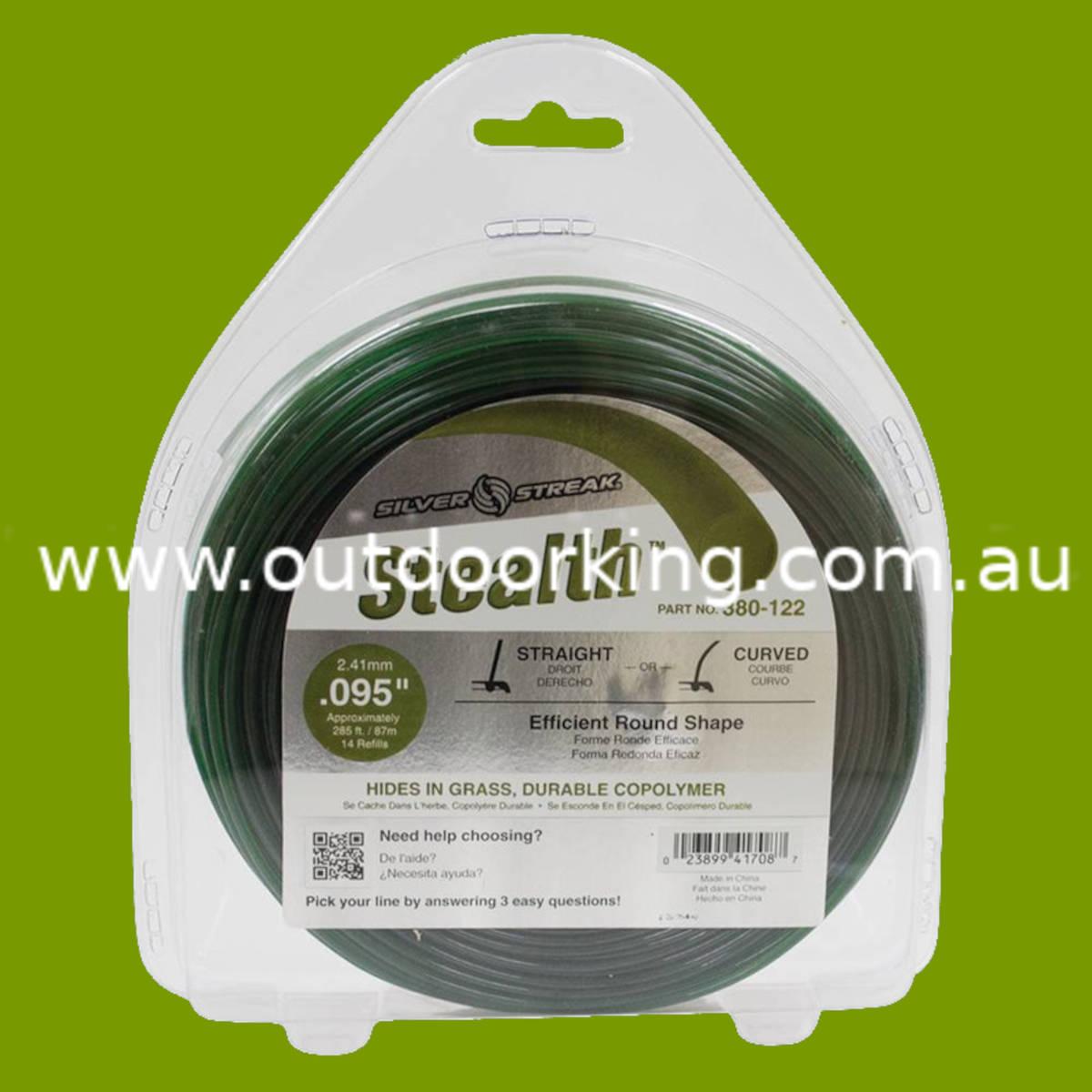 (image for) Silver Streak Stealth Trimmer Line .095" x 1/2 lb. Donut 380-112