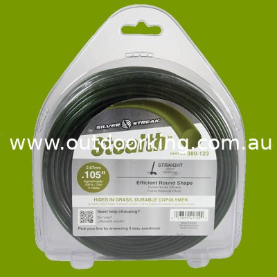 (image for) Silver Streak Stealth Trimmer Line .105" x 1 lb. Donut 380-123