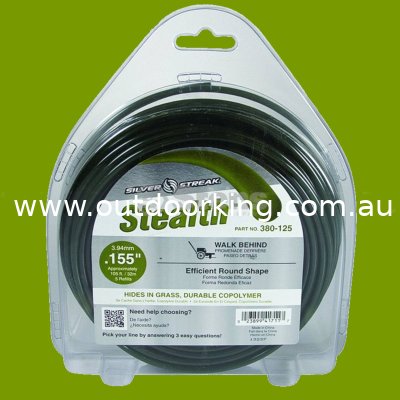 (image for) Silver Streak Stealth Trimmer Line .155" x 1 lb. Donut 380-125