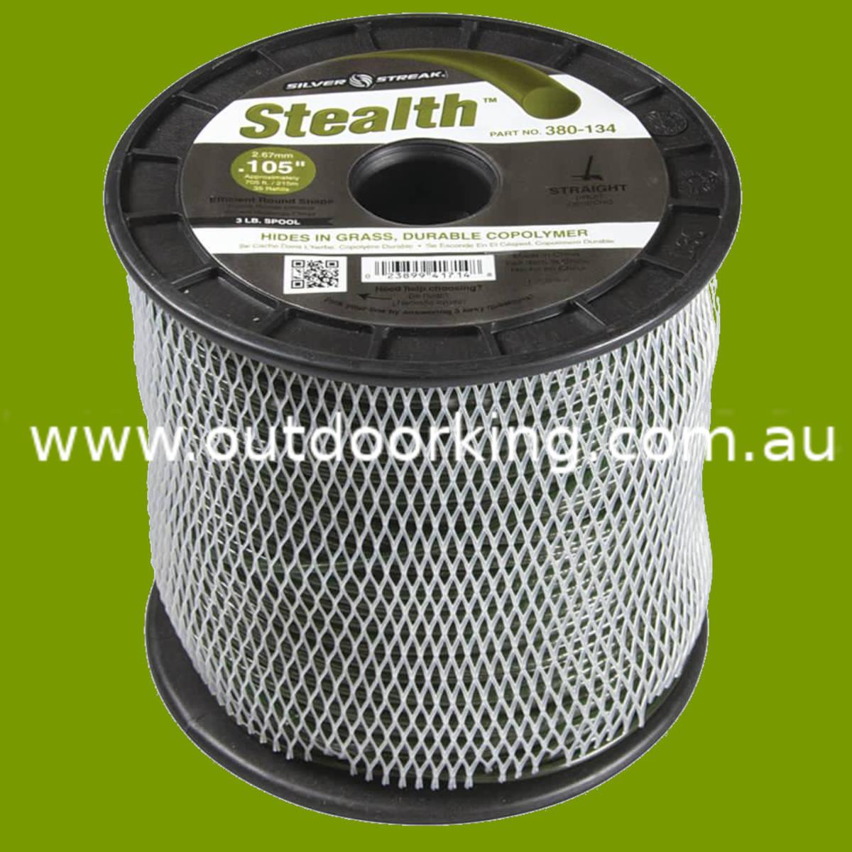 (image for) Silver Streak Stealth Trimmer Line .105" x 3 lb. Spool 380-134