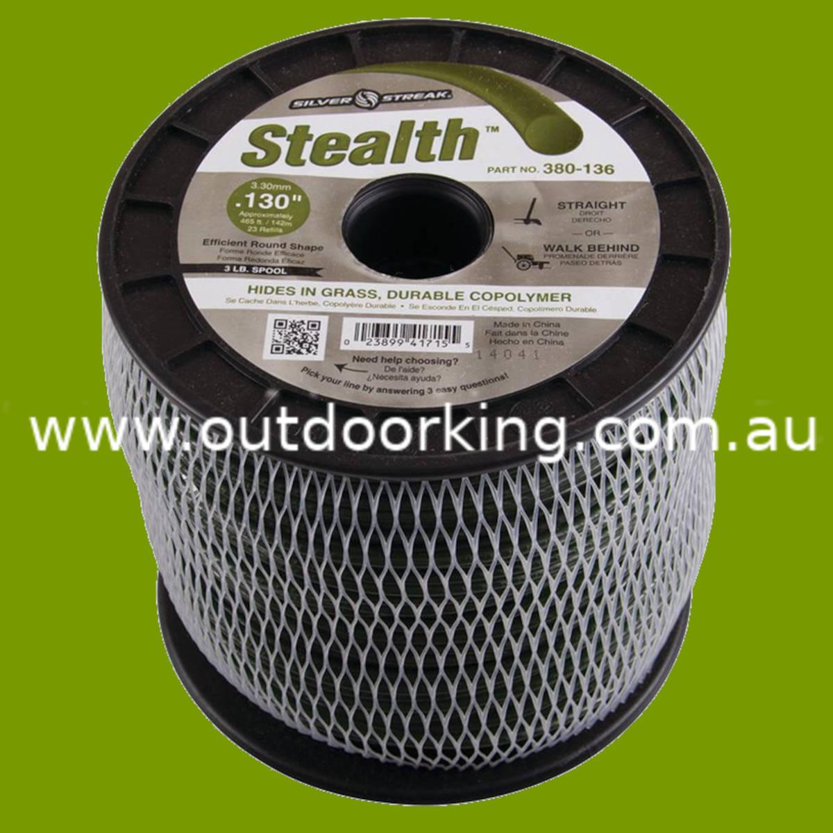 (image for) Silver Streak Stealth Trimmer Line .130" x 3 lb. Spool 380-136
