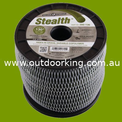 (image for) Silver Streak Stealth Trimmer Line .130" x 3 lb. Spool 380-136