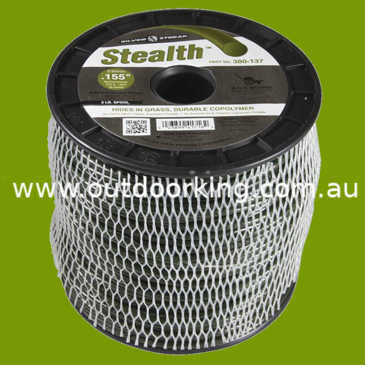 (image for) Silver Streak Stealth Trimmer Line .155" x 3 lb. Spool 380-137