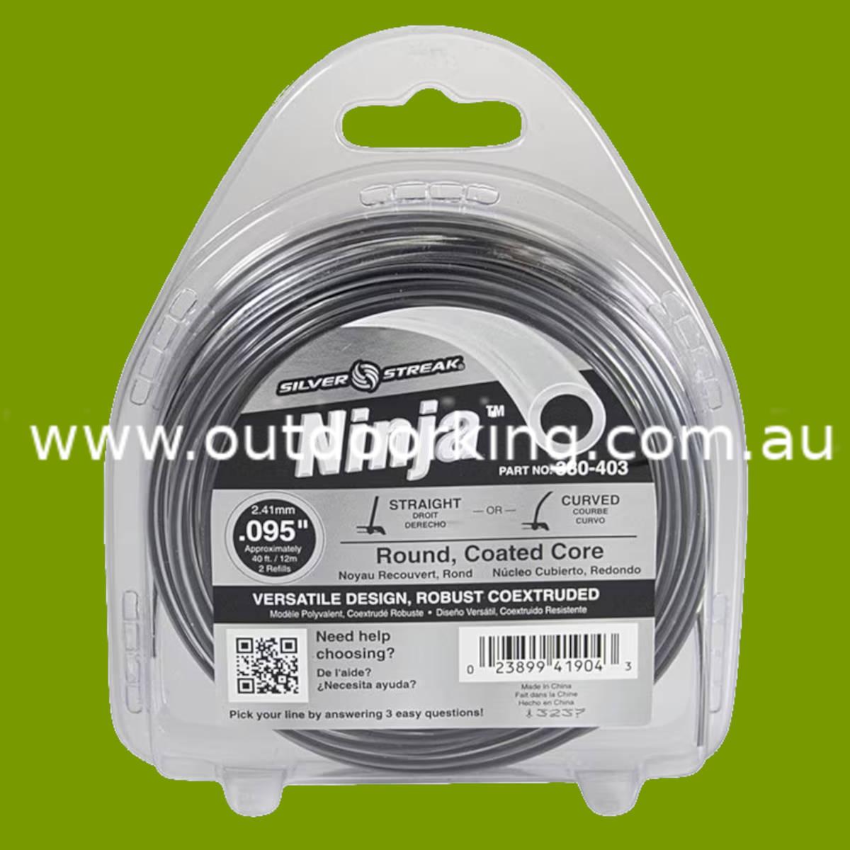 (image for) Silver Streak Ninja Trimmer Line .095 Clam Shell 380-403