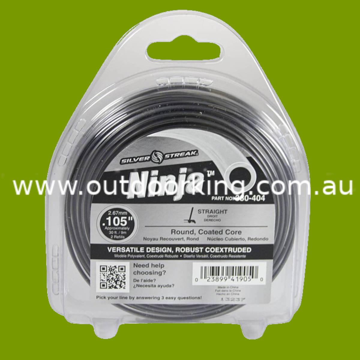 (image for) Silver Streak Ninja Trimmer Line .105 Clam Shell 380-404