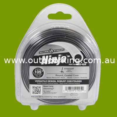 (image for) Silver Streak Ninja Trimmer Line .105 Clam Shell 380-404