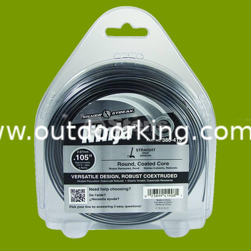 (image for) Silver Streak Ninja Trimmer Line .105" x 1/2 lb. Donut 380-413
